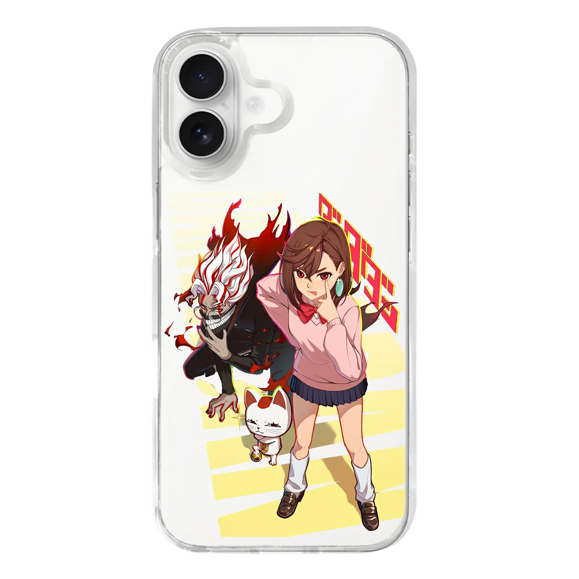 ダンダダン グッズ,綾瀬桃 - iPhone 17シリーズ 透明スマホケース – 薄型・耐衝撃・精密フィット保護カバー